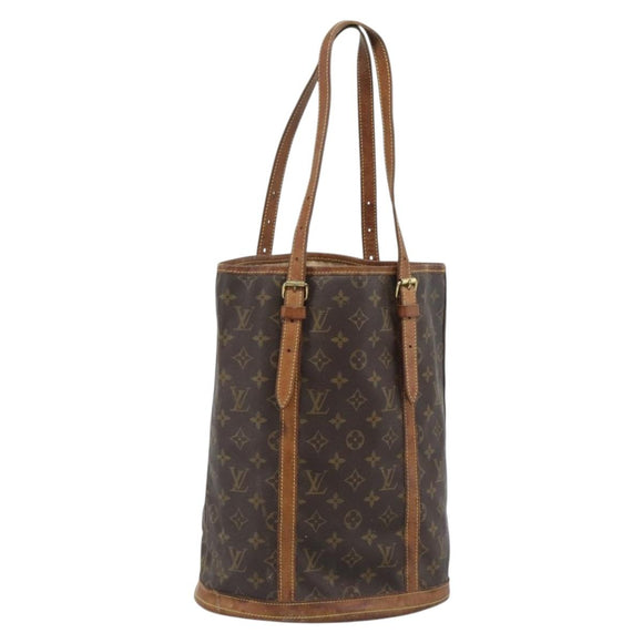 LOUIS VUITTON Monogram Bucket GM Shoulder Bag M42236 LV Auth 190162