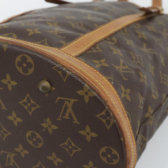 LOUIS VUITTON Monogram Bucket GM Shoulder Bag M42236 LV Auth 190162