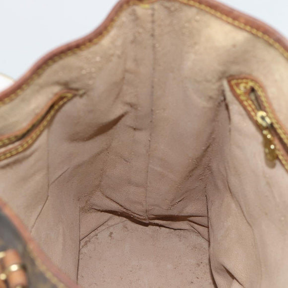 LOUIS VUITTON Monogram Bucket GM Shoulder Bag M42236 LV Auth 190162