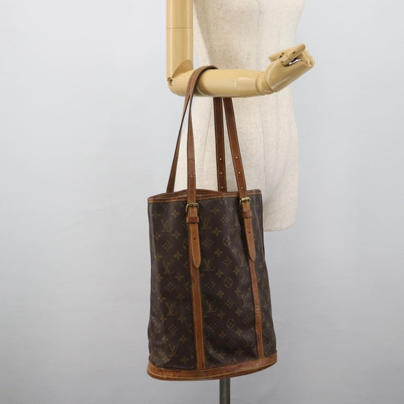 LOUIS VUITTON Monogram Bucket GM Shoulder Bag M42236 LV Auth 190162