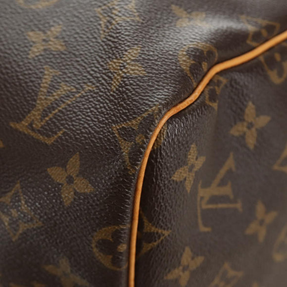 LOUIS VUITTON Monogram Keepall 55 Boston Bag M41424 LV Auth 190169SAV