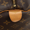 LOUIS VUITTON Monogram Keepall 55 Boston Bag M41424 LV Auth 190169SAV-20