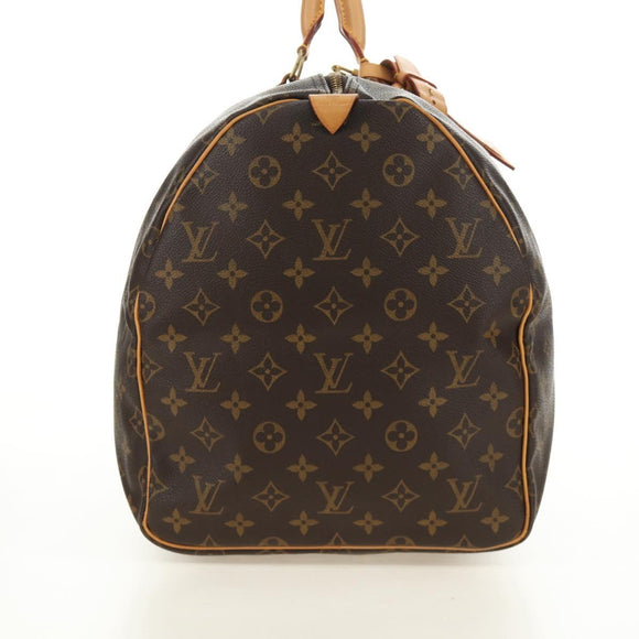 LOUIS VUITTON Monogram Keepall 55 Boston Bag M41424 LV Auth 190169SAV