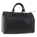 LOUIS VUITTON Epi Speedy 30 Hand Bag Noir Black M43002 LV Auth 190170SAV-1