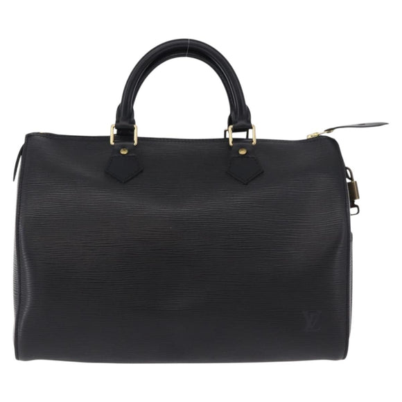 LOUIS VUITTON Epi Speedy 30 Hand Bag Noir Black M43002 LV Auth 190170SAV