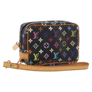 LOUIS VUITTON Monogram Multicolor Trousse Wapity Pouch Black M58034 Auth 190171M-1