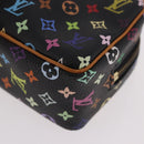 LOUIS VUITTON Monogram Multicolor Trousse Wapity Pouch Black M58034 Auth 190171M-14
