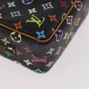 LOUIS VUITTON Monogram Multicolor Trousse Wapity Pouch Black M58034 Auth 190171M-15