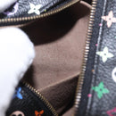 LOUIS VUITTON Monogram Multicolor Trousse Wapity Pouch Black M58034 Auth 190171M-21