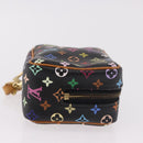 LOUIS VUITTON Monogram Multicolor Trousse Wapity Pouch Black M58034 Auth 190171M-3