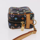 LOUIS VUITTON Monogram Multicolor Trousse Wapity Pouch Black M58034 Auth 190171M-4