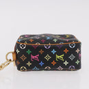 LOUIS VUITTON Monogram Multicolor Trousse Wapity Pouch Black M58034 Auth 190171M-5