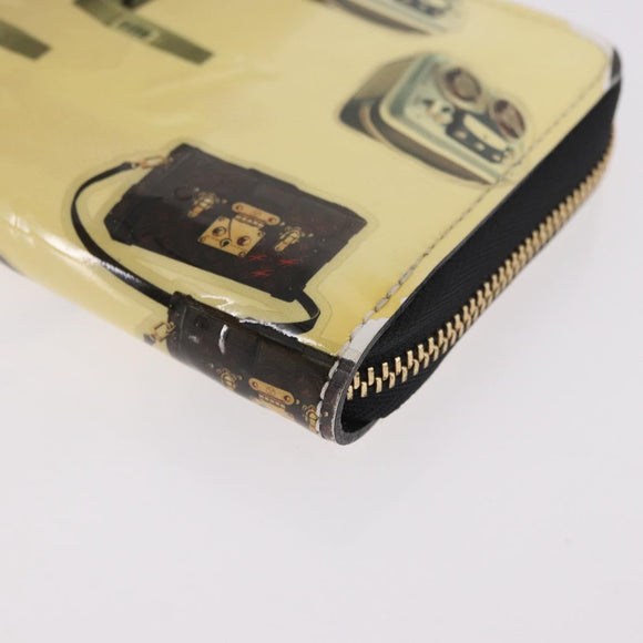 LOUIS VUITTON Vernis Sticker Print Nicola Geschier Purse M50372 Auth 190172
