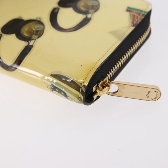 LOUIS VUITTON Vernis Sticker Print Nicola Geschier Purse M50372 Auth 190172
