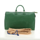 LOUIS VUITTON Epi Speedy 40 Hand Bag Green M42984 LV Auth 190174V-12