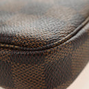 LOUIS VUITTON Damier Ebene Vivienne Mini Pochette Accessoires Auth 190175M-17