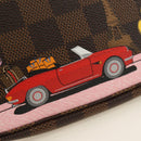LOUIS VUITTON Damier Ebene Vivienne Mini Pochette Accessoires Auth 190175M-21