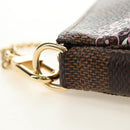 LOUIS VUITTON Damier Ebene Vivienne Mini Pochette Accessoires Auth 190175M-8
