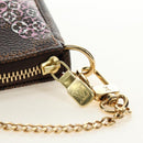 LOUIS VUITTON Damier Ebene Vivienne Mini Pochette Accessoires Auth 190175M-9