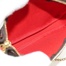 LOUIS VUITTON Damier Ebene Vivienne Mini Pochette Accessoires Auth 190175M-10