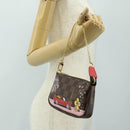 LOUIS VUITTON Damier Ebene Vivienne Mini Pochette Accessoires Auth 190175M-25