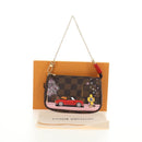 LOUIS VUITTON Damier Ebene Vivienne Mini Pochette Accessoires Auth 190175M-12