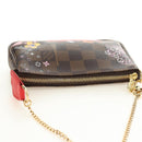 LOUIS VUITTON Damier Ebene Vivienne Mini Pochette Accessoires Auth 190175M-6