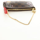 LOUIS VUITTON Damier Ebene Vivienne Mini Pochette Accessoires Auth 190175M-7