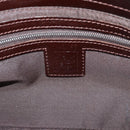 FENDI Zucca Canvas Mamma Baguette Schoudertas Zwart Bruin Auth 190180SAV-19