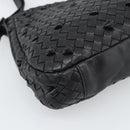 BOTTEGA VENETA INTRECCIATO Shoulder Bag Leather Black 133507 Auth 190181SAV-14
