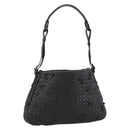 BOTTEGA VENETA INTRECCIATO Shoulder Bag Leather Black 133507 Auth 190181SAV-1