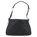 BOTTEGA VENETA INTRECCIATO Shoulder Bag Leather Black 133507 Auth 190181SAV-2