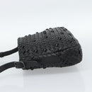 BOTTEGA VENETA INTRECCIATO Shoulder Bag Leather Black 133507 Auth 190181SAV-3