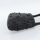 BOTTEGA VENETA INTRECCIATO Shoulder Bag Leather Black 133507 Auth 190181SAV-4