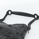 BOTTEGA VENETA INTRECCIATO Shoulder Bag Leather Black 133507 Auth 190181SAV-8