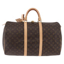 LOUIS VUITTON Monogram Keepall 50 Boston Bag M41426 LV Auth 190183SAV-2