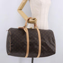 LOUIS VUITTON Monogram Keepall 50 Boston Bag M41426 LV Auth 190183SAV-22