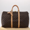 LOUIS VUITTON Monogram Keepall 50 Boston Bag M41426 LV Auth 190183SAV-23