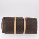 LOUIS VUITTON Monogram Keepall 50 Boston Bag M41426 LV Auth 190183SAV-9
