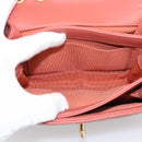 CHANEL Matelasse Ketting Schoudertas Lamsleer Roze Goud CC Auth 190185SAM-10