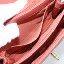 CHANEL Matelasse Ketting Schoudertas Lamsleer Roze Goud CC Auth 190185SAM-22