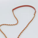 CHANEL Matelasse Ketting Schoudertas Lamsleer Roze Goud CC Auth 190185SAM-14