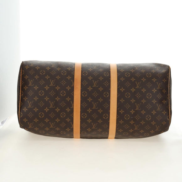 LOUIS VUITTON Monogram Keepall 55 Boston Bag M41424 LV Auth 190190V