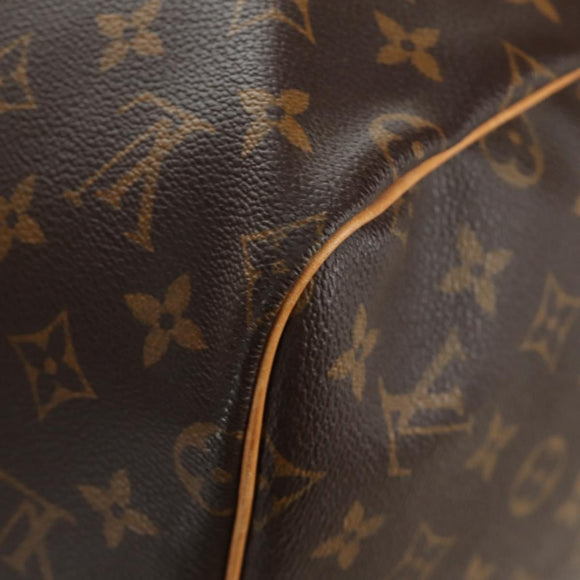 LOUIS VUITTON Monogram Keepall 55 Boston Bag M41424 LV Auth 190190V