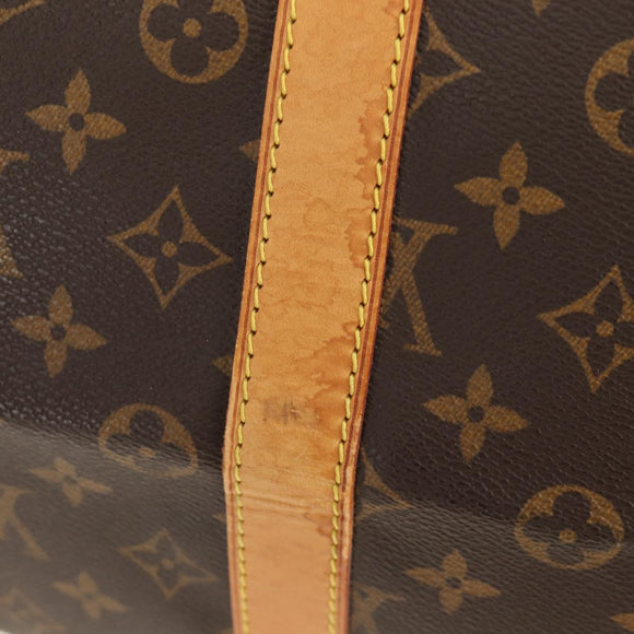 LOUIS VUITTON Monogram Keepall 55 Boston Bag M41424 LV Auth 190190V