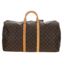 LOUIS VUITTON Monogram Keepall 55 Boston Bag M41424 LV Auth 190190V-2