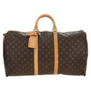 LOUIS VUITTON Monogram Keepall 55 Boston Bag M41424 LV Auth 190190V-3