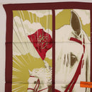 HERMES Carre 70 Scarf ""QUAND SOUDAIN"" Silk Red Auth 190192M-14