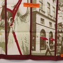 HERMES Carre 70 Scarf ""QUAND SOUDAIN"" Silk Red Auth 190192M-21