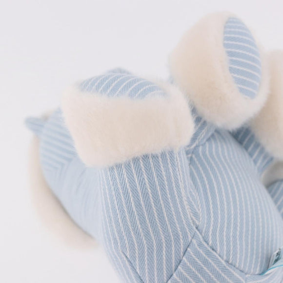 HERMES Baby Elmy Stuffed Cotton Light Blue Auth 190193M